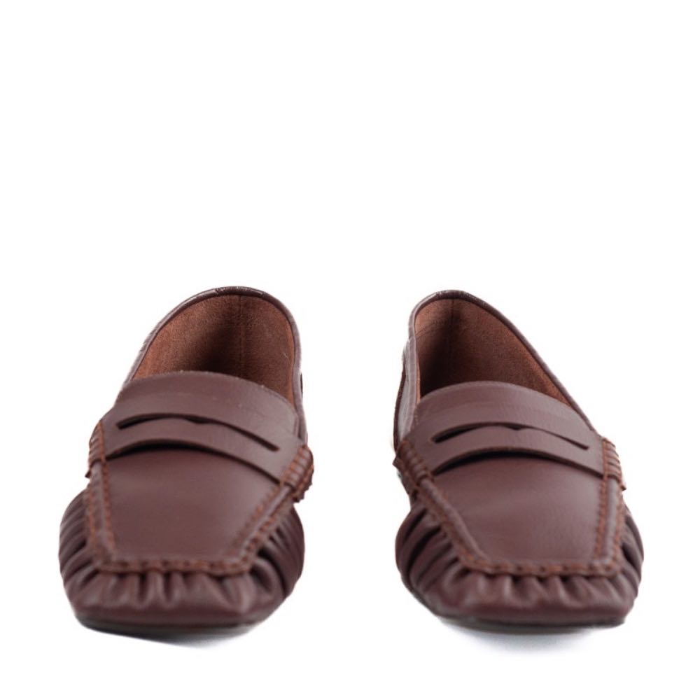 Mocassim de Couro Veneto Cavezzale Marrom 105723
