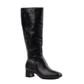 Bota Longa de Couro Veneto Cavezzale 105717 Preto