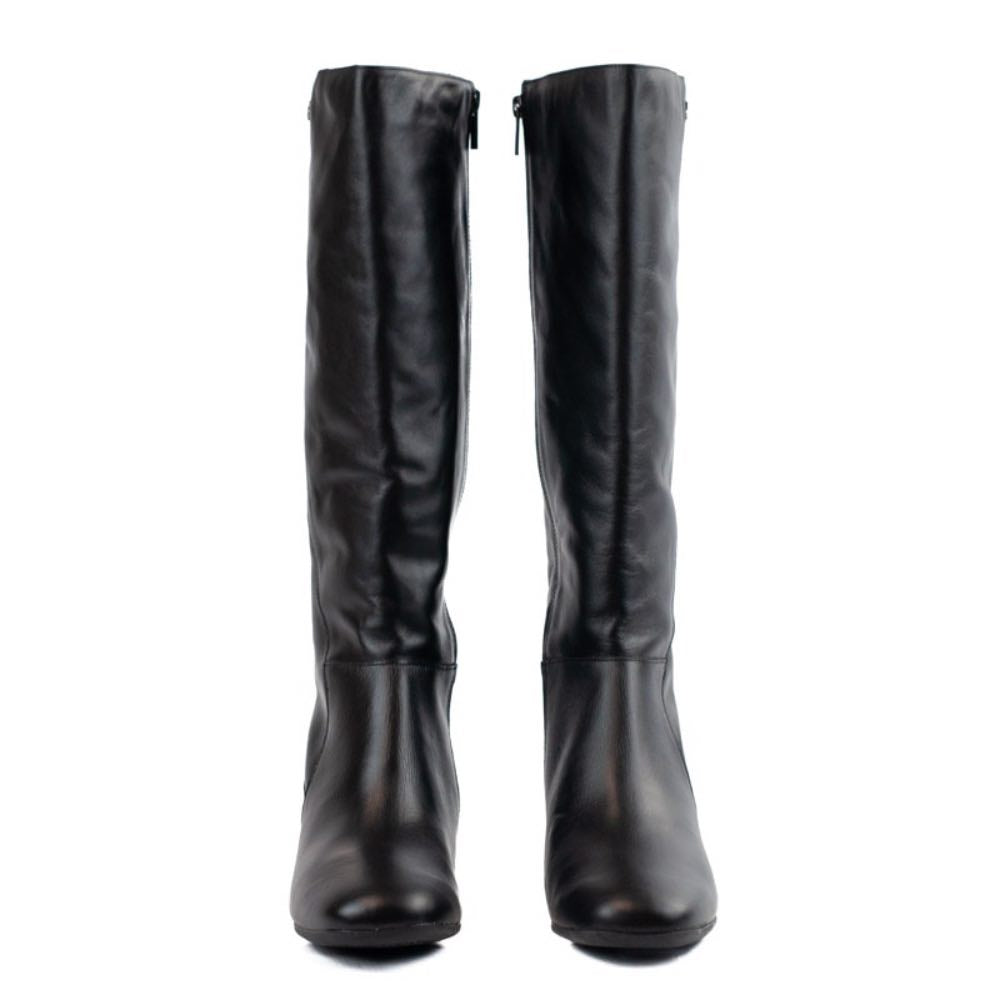 Bota Longa de Couro Veneto Cavezzale 105717 Preto