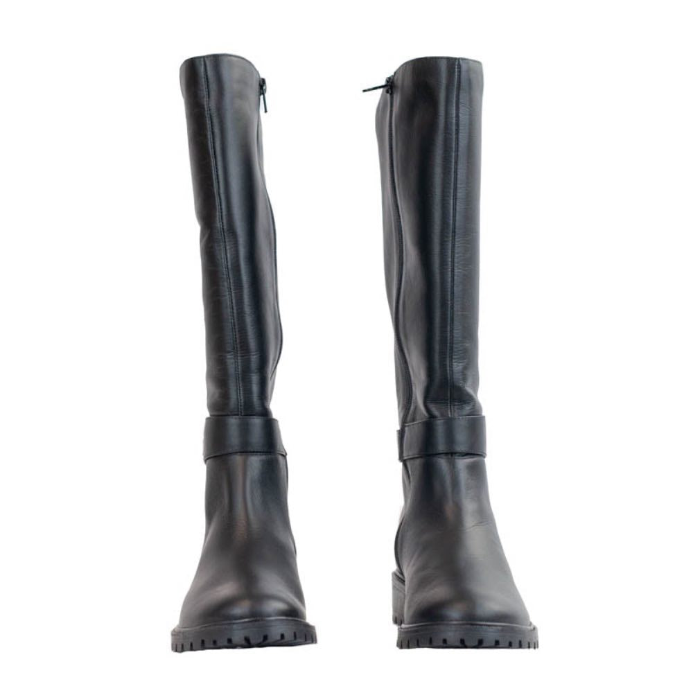 Bota Longa de Couro Veneto Cavezzale Preto 105735