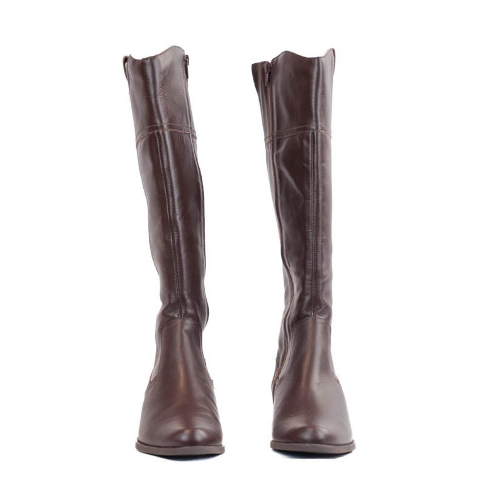 Bota Longa de Couro Veneto Cavezzale Brown 105736