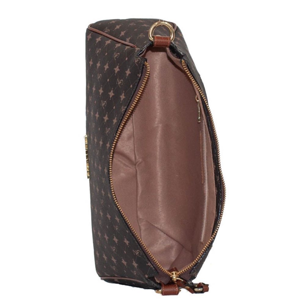 Bolsa Tiracolo Média Personnalité Cavezzale Chocolate/Toffe 105762