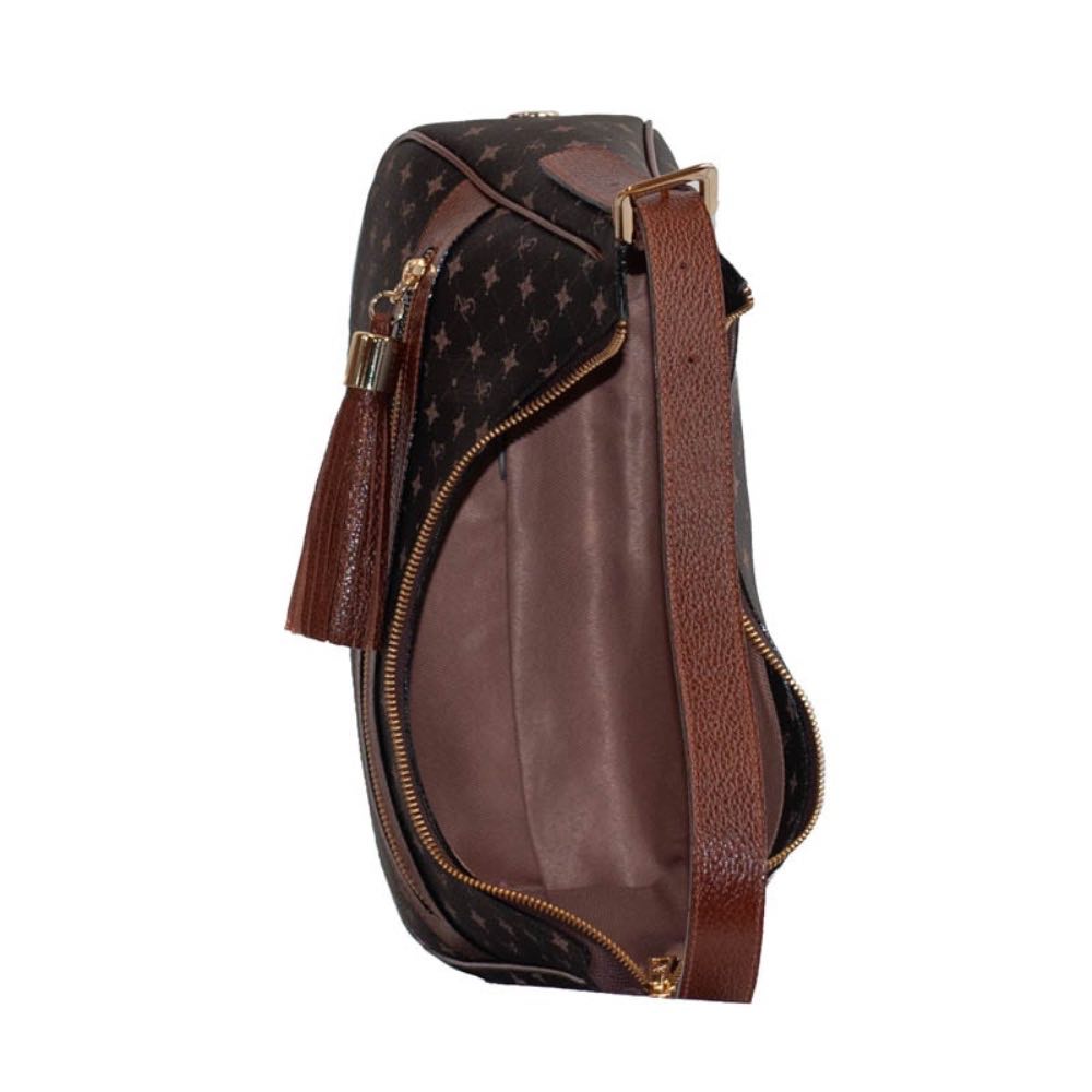 Bolsa Hobo Média Personnalité Chocolate/Toffe 105763