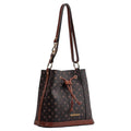 Bolsa Bucket Média Personnalité Cavezzale Chocolate/Toffe 105764
