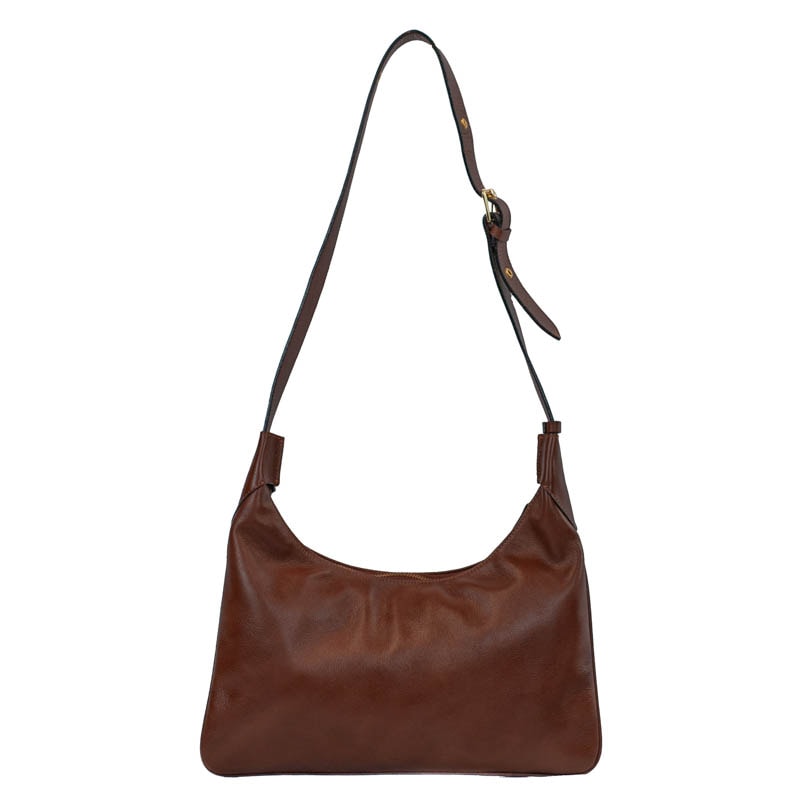 Bolsa Hobo Grande de Couro Comfy Cavezzale Toffe 105777