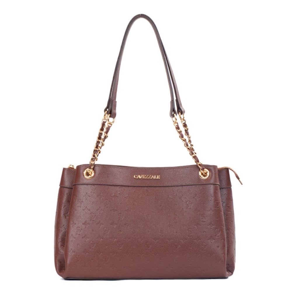 Tote Bag Grande Couro Floter Monograma Cavezzale Pinhão 105796