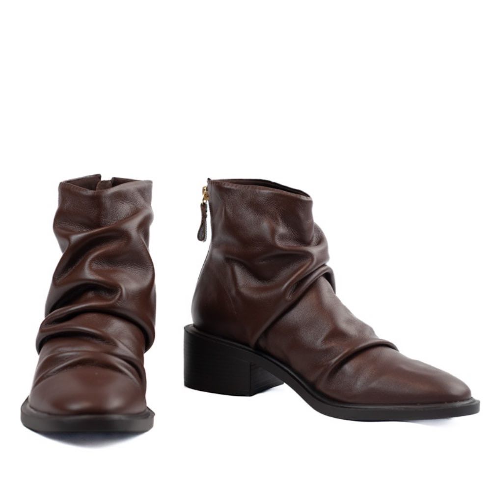 Bota de Couro Veneto Cavezzale Brown 105721