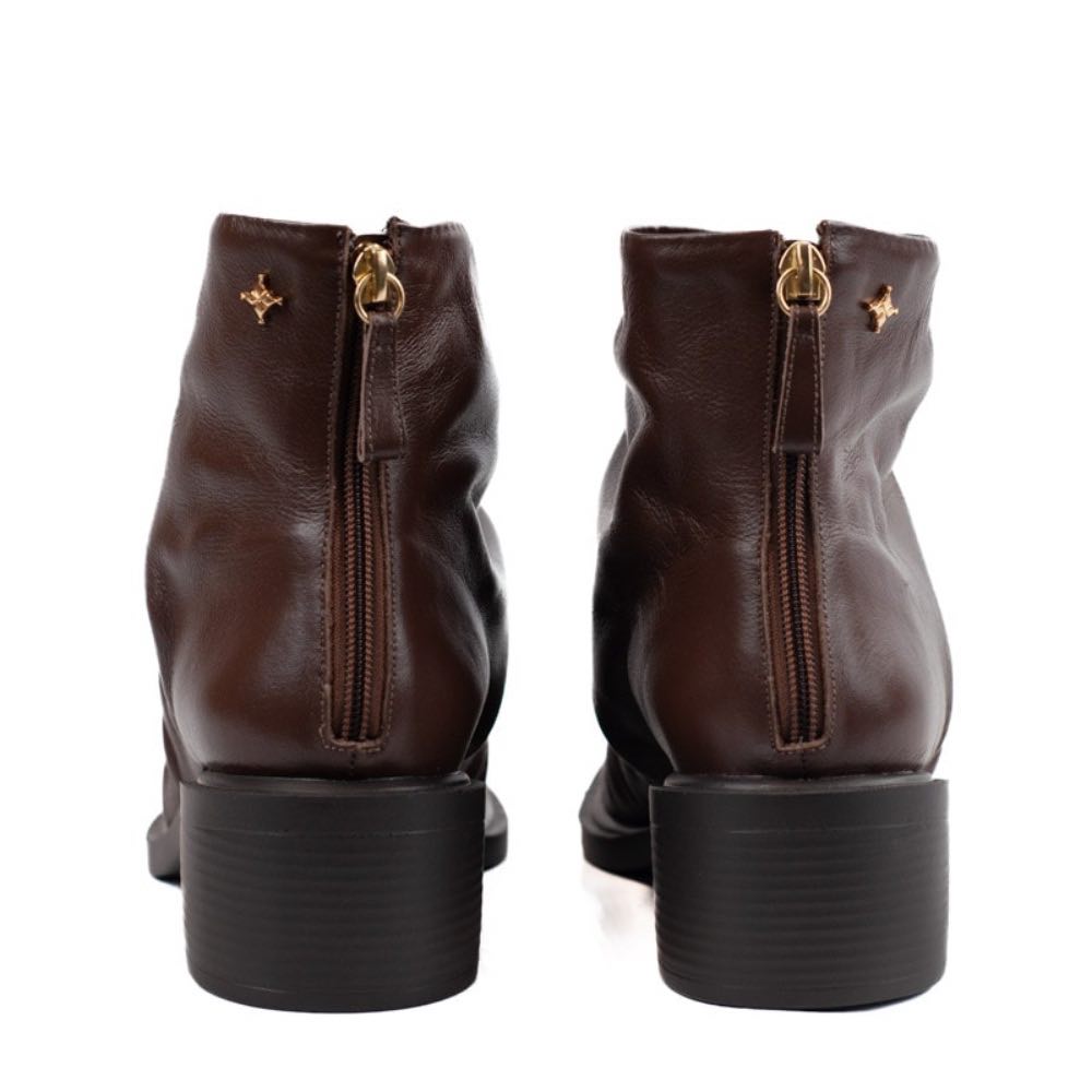Bota de Couro Veneto Cavezzale Brown 105721