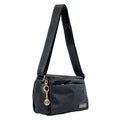 Bolsa Tiracolo Média de Nylon Cavezzale Preto 105690