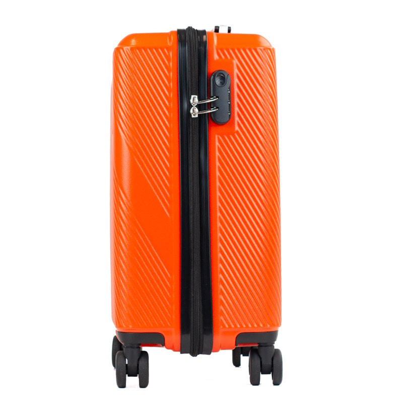 Mala de Bordo 10 Kg ABS 4 Rodas Antifurto Cavezzale Bari Laranja 105716