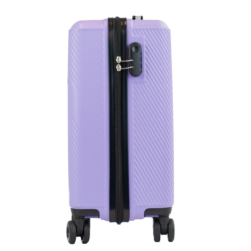 Mala de Bordo 10 Kg ABS 4 Rodas Antifurto Cavezzale Bari Lilás 105716