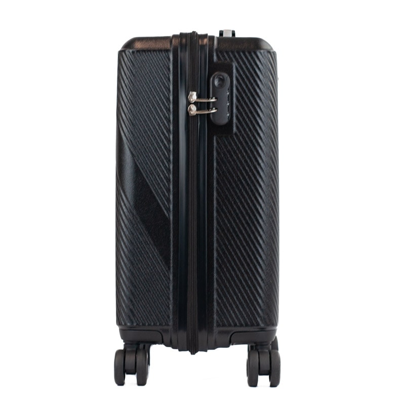 Mala de Bordo 10 Kg ABS 4 Rodas Antifurto Cavezzale Bari Preto 105716