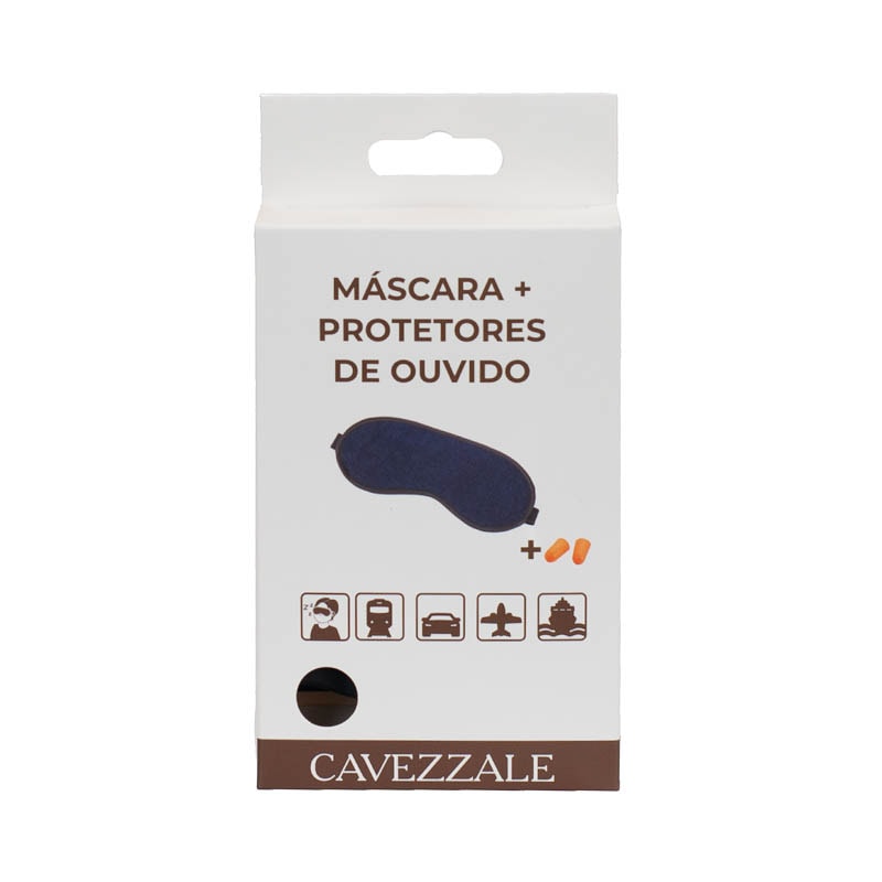 Máscara e Protetor de Ouvido Cavezzale Azul 105697