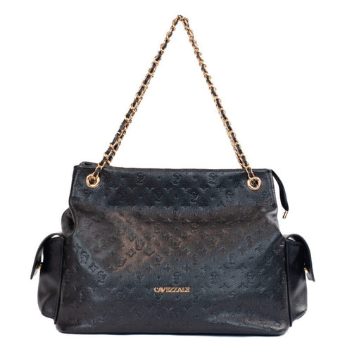 Bolsa Hobo Grande Couro Floter Monograma Cavezzale Preto 105841
