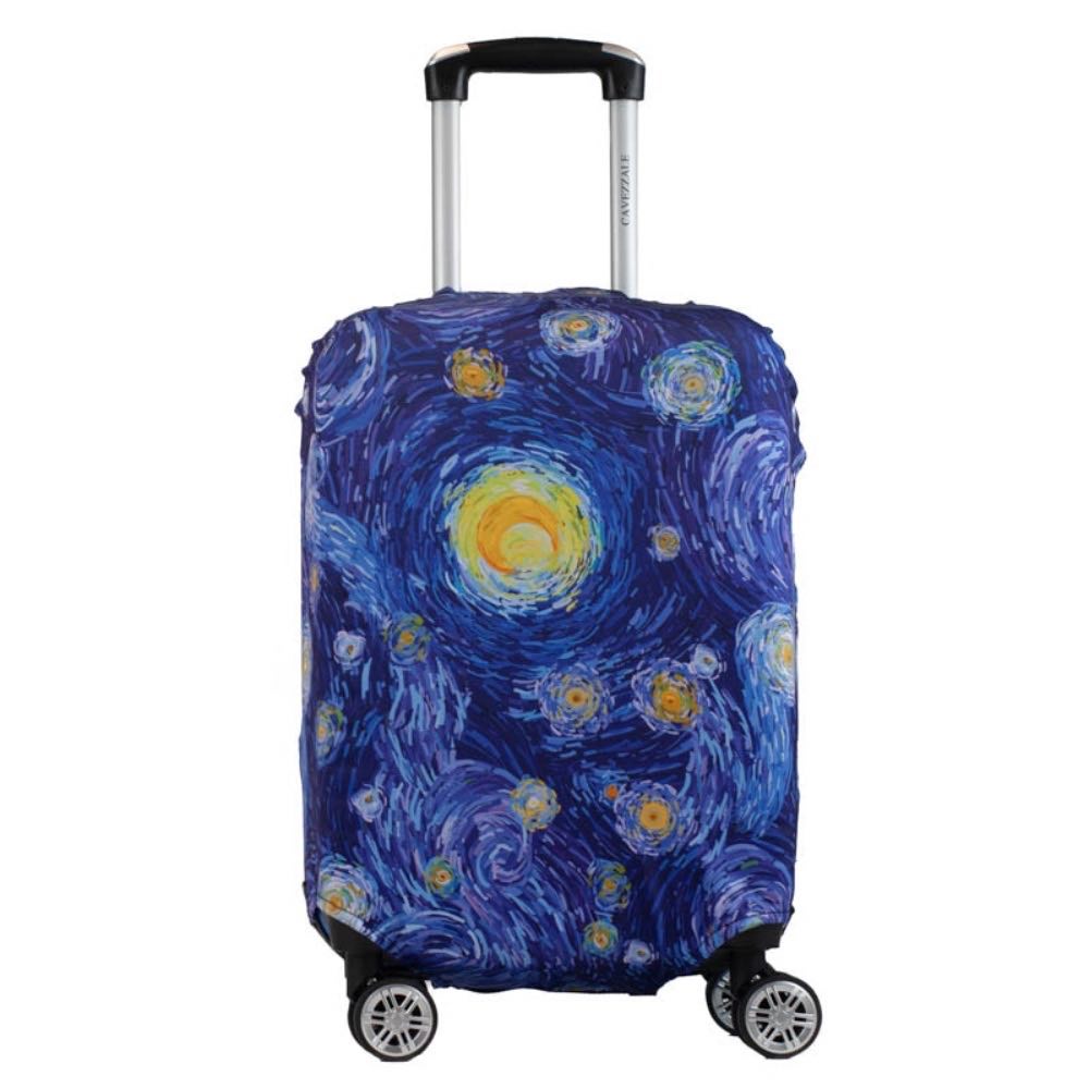 Capa para Mala Pequena Cavezzale em Elastano Azul 105695
