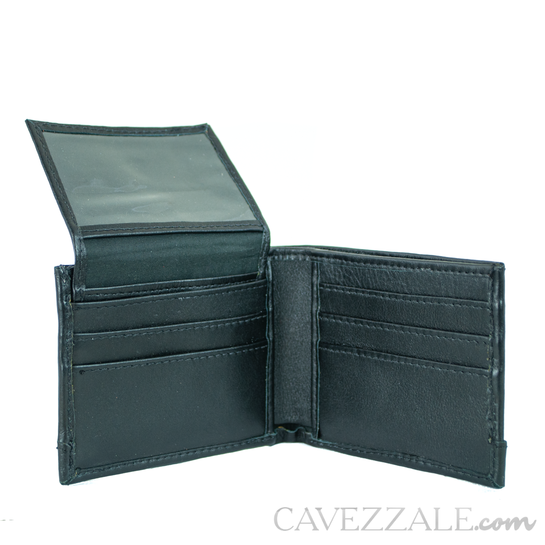 Carteira Couro Masculina Grande Cavezzale Preto 050042