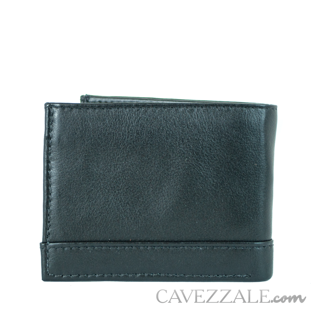 Carteira Couro Masculina Grande Cavezzale Preto 050042