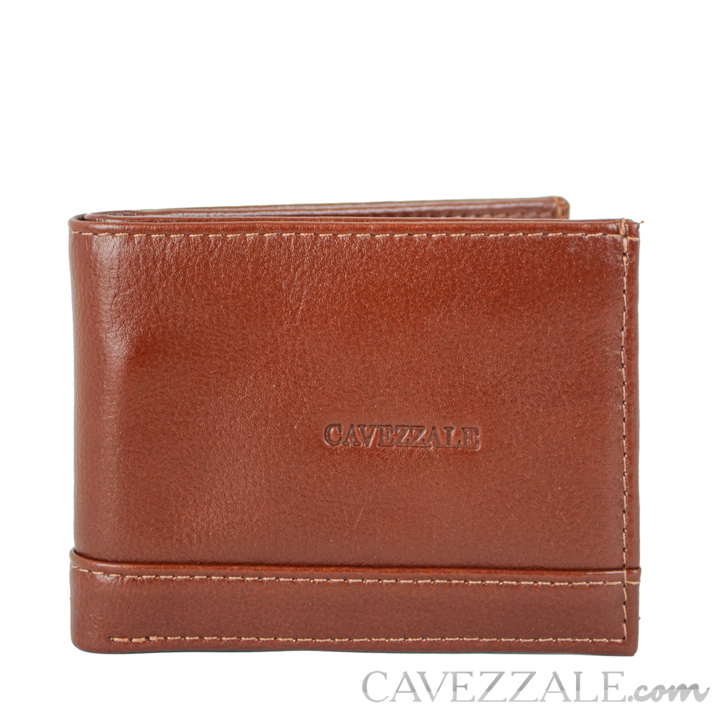 Carteira Couro Masculina Grande Cavezzale Pinhão 050042