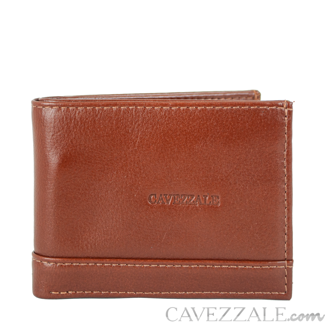 Carteira Couro Masculina Grande Cavezzale Pinhão 050042