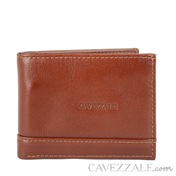 Carteira Couro Masculina Grande Cavezzale Pinhão 050042