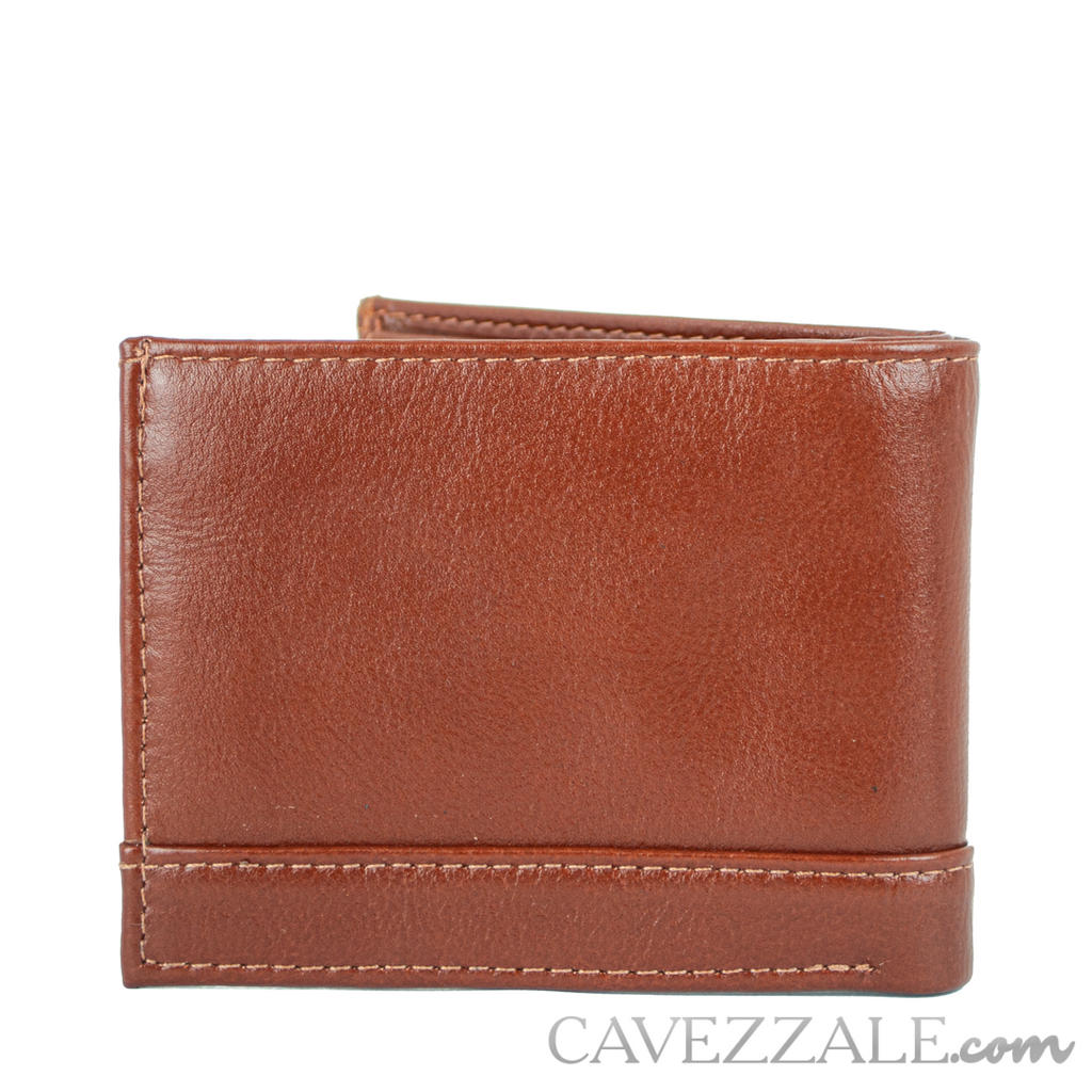 Carteira Couro Masculina Grande Cavezzale Pinhão 050042