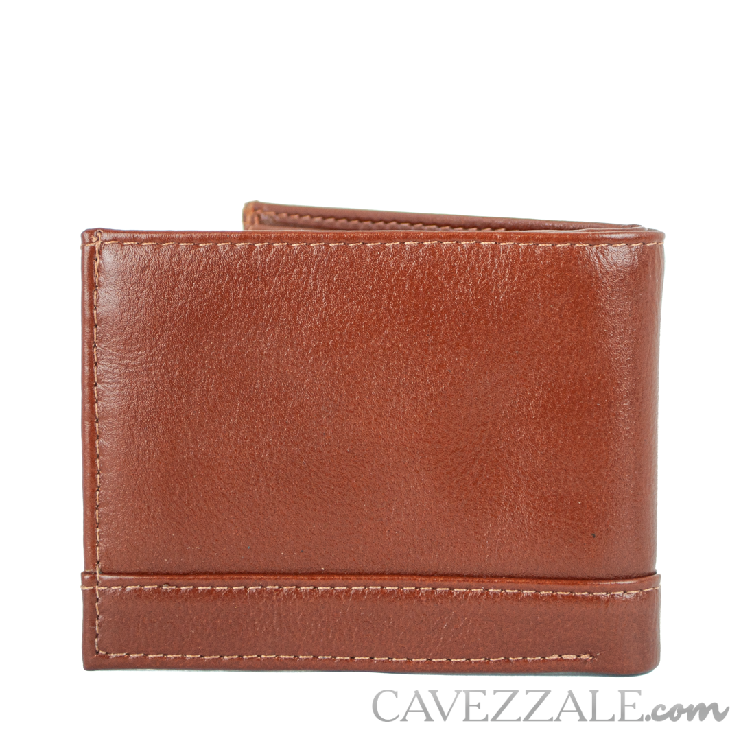 Carteira Couro Masculina Grande Cavezzale Pinhão 050042