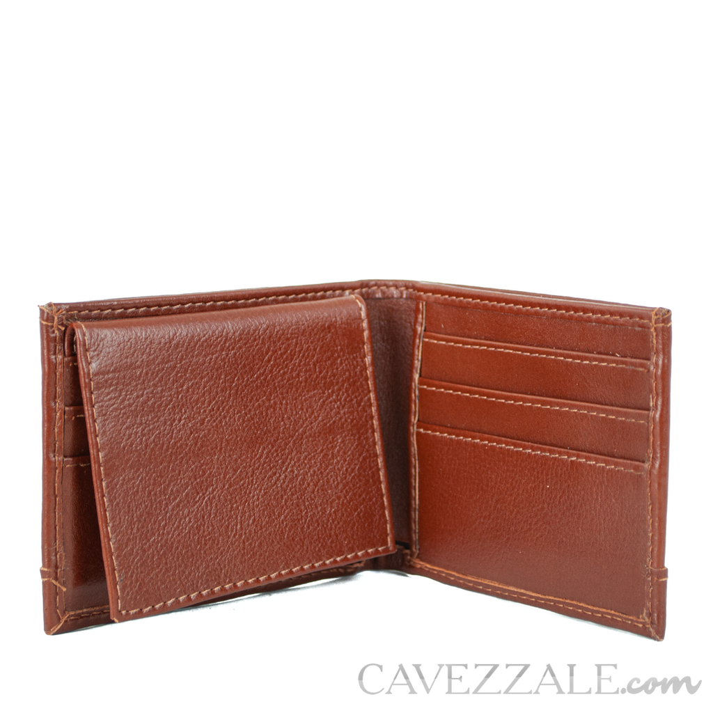 Carteira Couro Masculina Grande Cavezzale Pinhão 050042