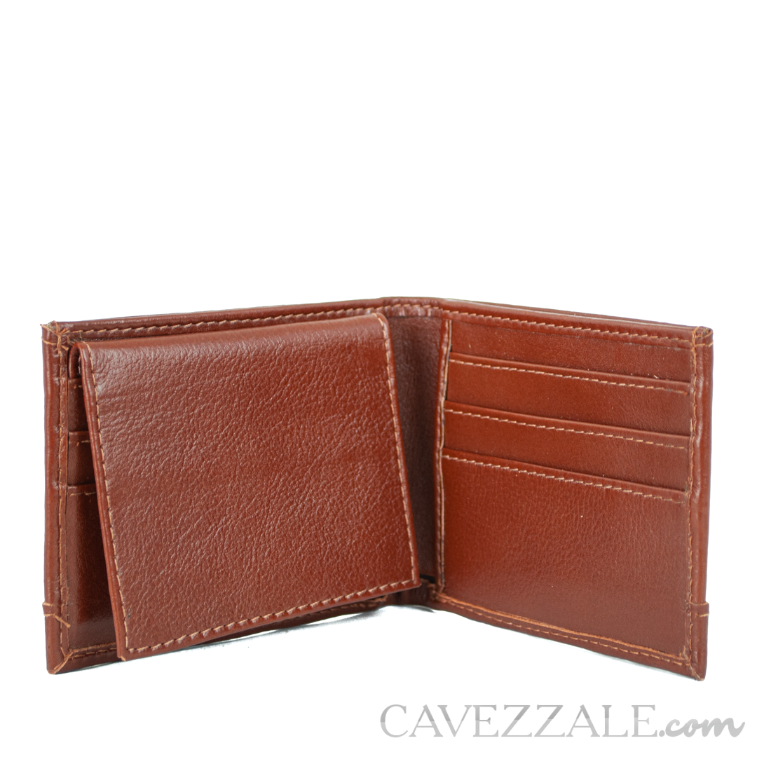 Carteira Couro Masculina Grande Cavezzale Pinhão 050042