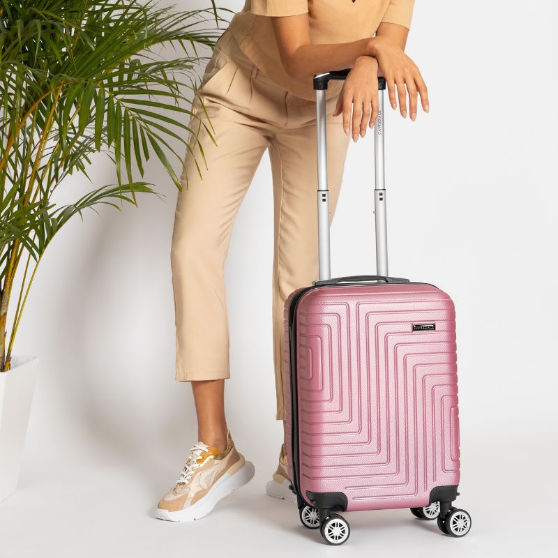 Mala de Viagem Média Cavezzale Milano Plus ABS Rose 105205