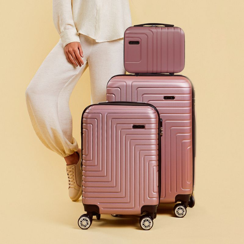 Mala de Viagem Média Cavezzale Milano Plus ABS Rose 105205
