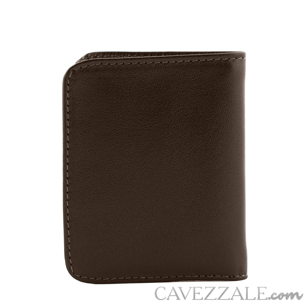 Carteira de Couro Masculina Média Marrom Cavezzale 097514