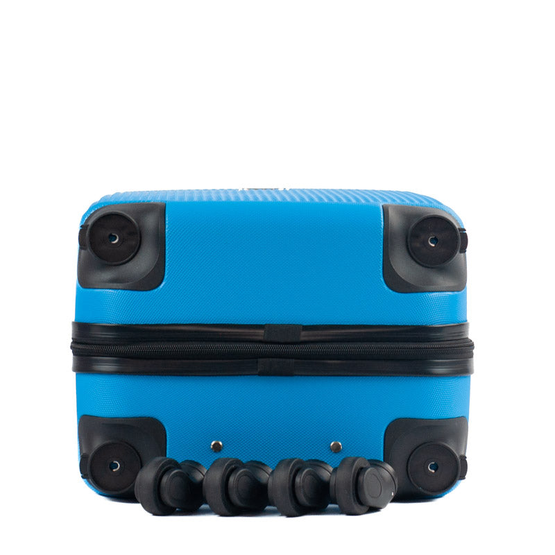 Mala de Bordo Cavezzale com Zíper Antifurto Capri ABS Azul 101716