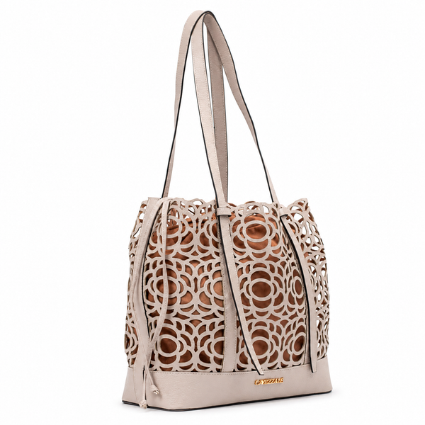 Bolsa de Couro Floter Cavezzale Off White 106059