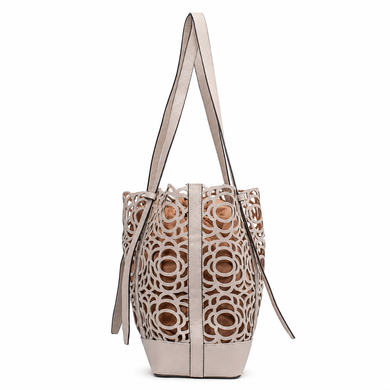 Bolsa de Couro Floter Cavezzale Off White 106059