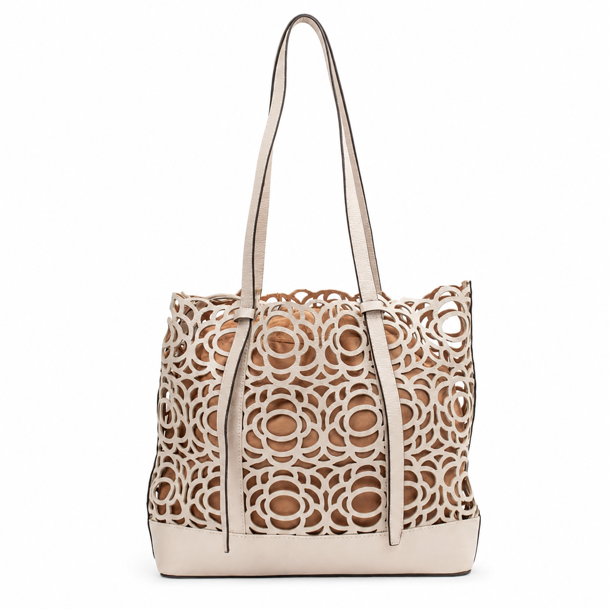Bolsa de Couro Floter Cavezzale Off White 106059