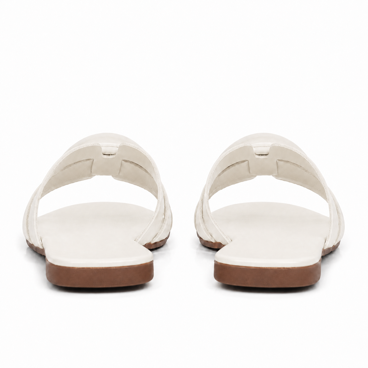 Sandália de Couro Cavezzale Atanado Off White 105949