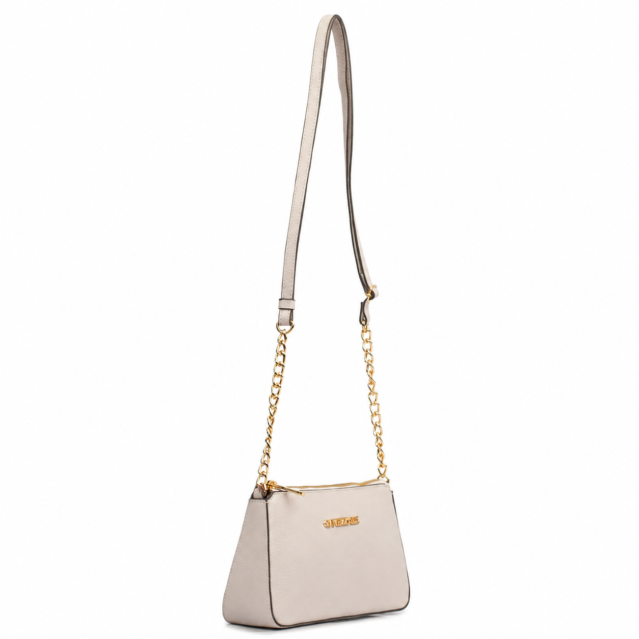 Bolsa de Couro Floter Cavezzale Off White 106063