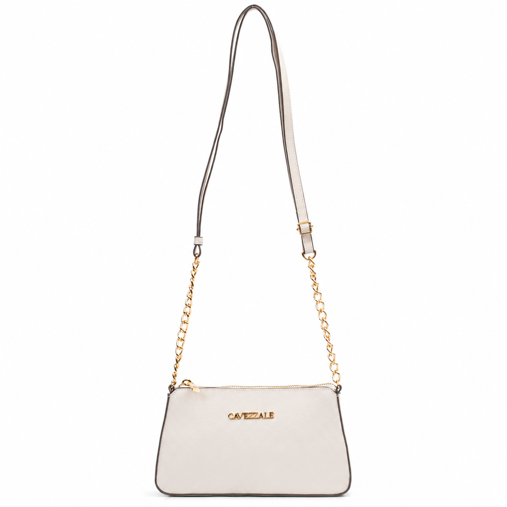 Bolsa de Couro Floter Cavezzale Off White 106063