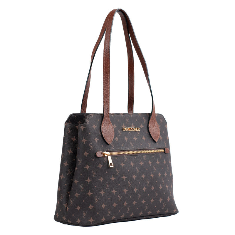 Tote Bag Personnalite Cavezzale Chocolate/Toffee 104151