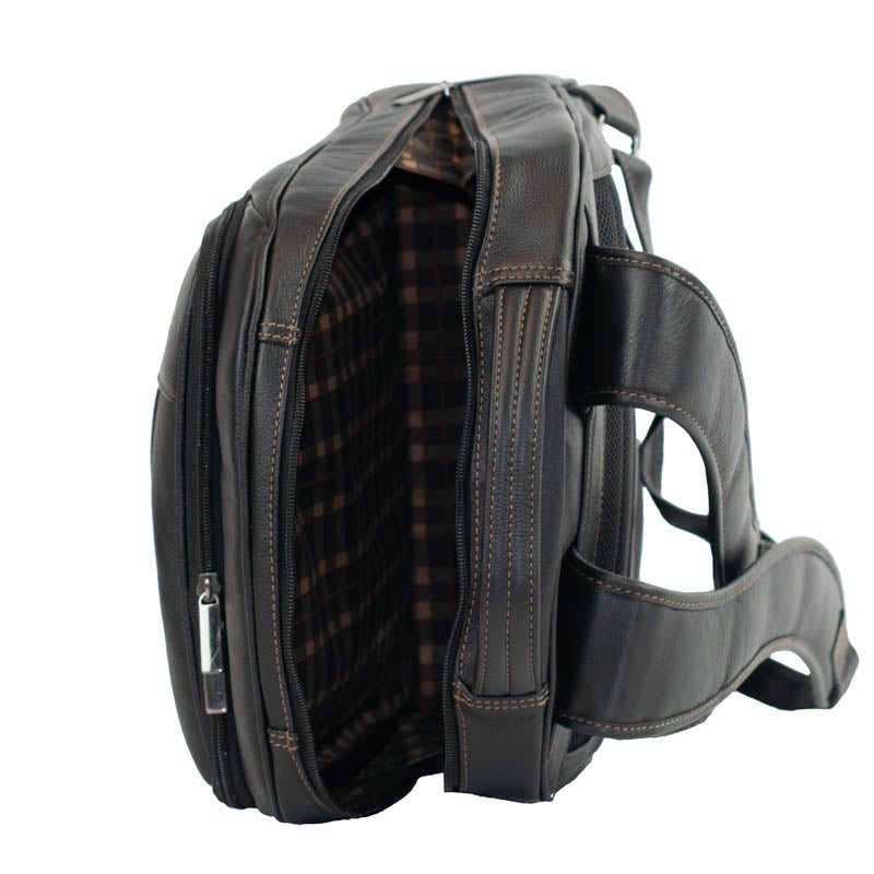 Mochila de Couro Bufalo Cavezzale Preto 103296