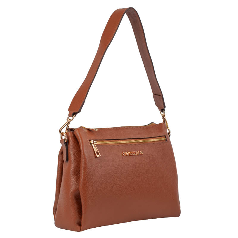 Bolsa de Couro Soft Cavezzale Whisky 105882
