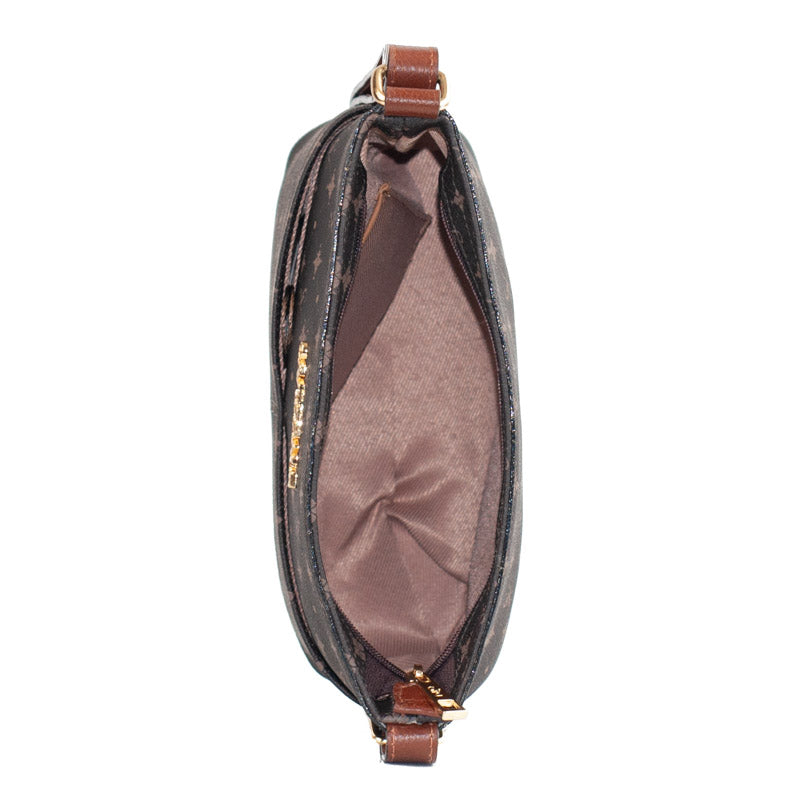Bolsa Tiracolo Média Personnalite Cavezzale Chocolate/Toffee 104531