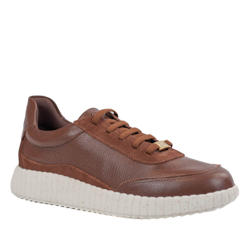 Tênis de Couro Floter Cavezzale Brown 105877
