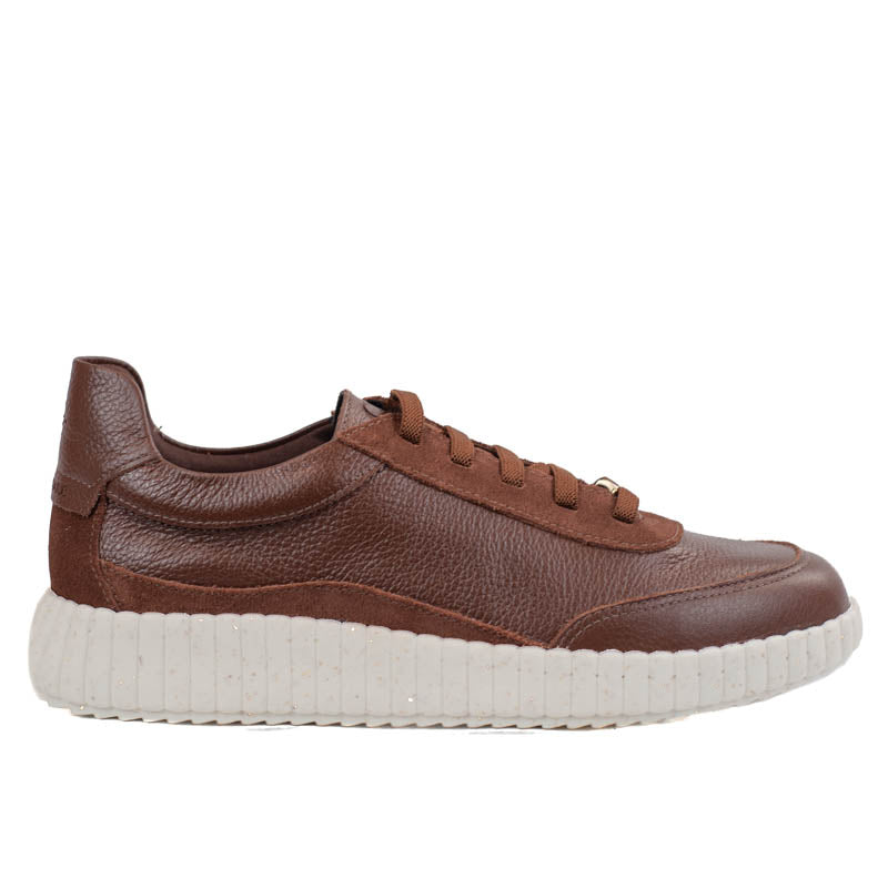 Tênis de Couro Floter Cavezzale Brown 105877