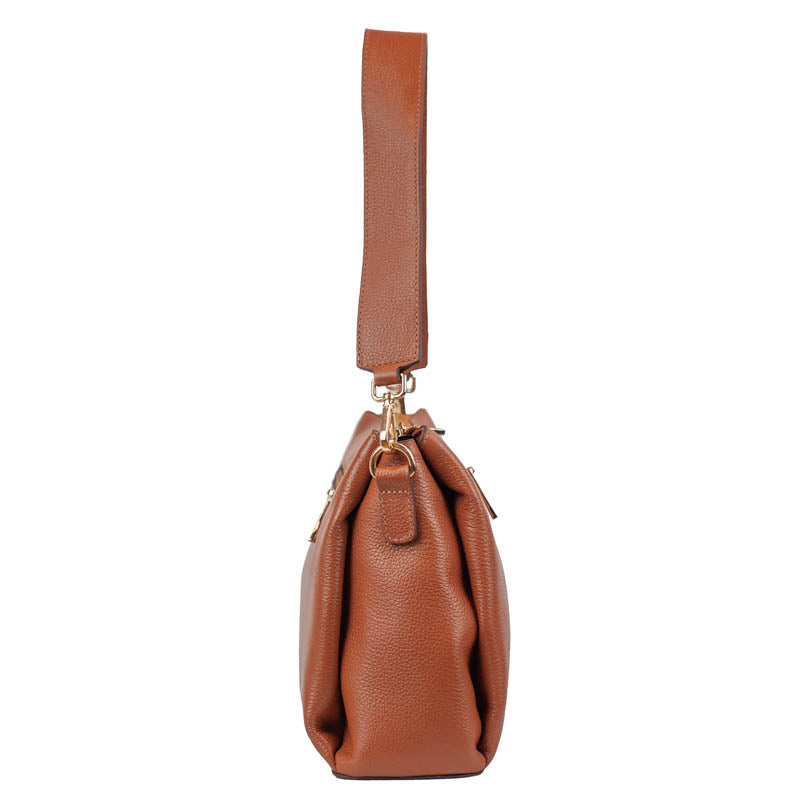Bolsa de Couro Soft Cavezzale Whisky 105882