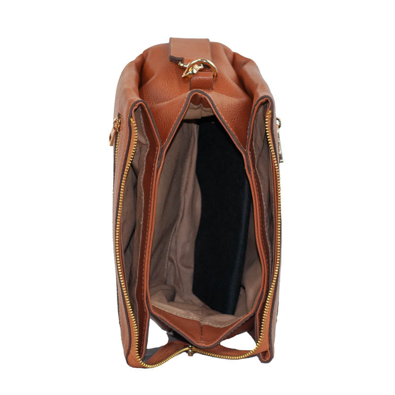 Bolsa de Couro Soft Cavezzale Whisky 105882