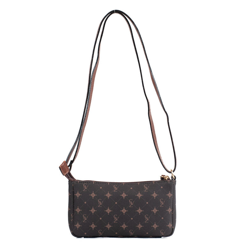 Bolsa Tiracolo Pequena Cavezzale Personnalité Chocolate/Toffe 104824