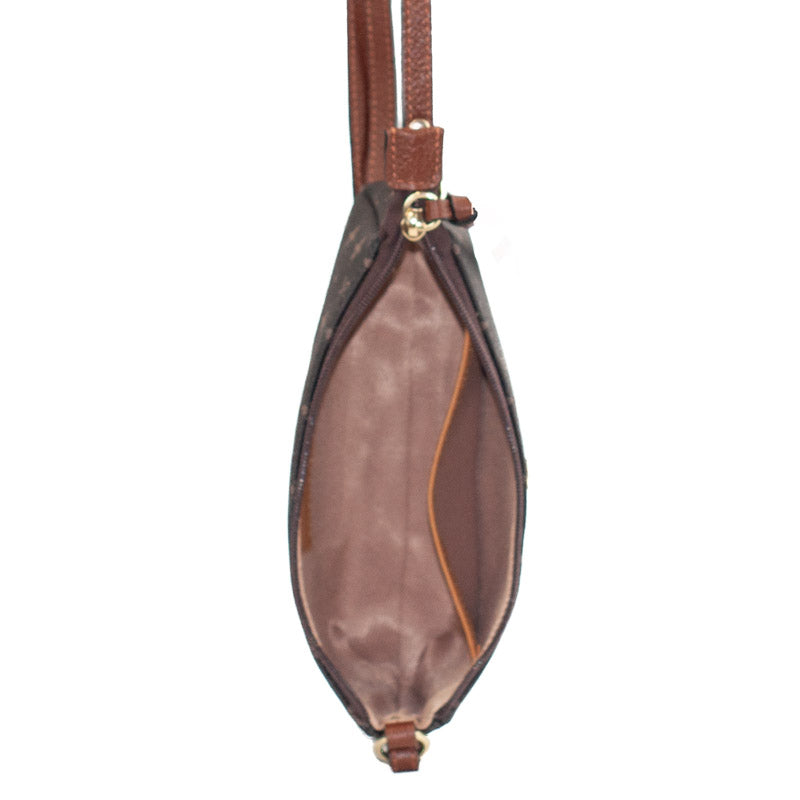 Bolsa Tiracolo Pequena Cavezzale Personnalité Chocolate/Toffe 104824