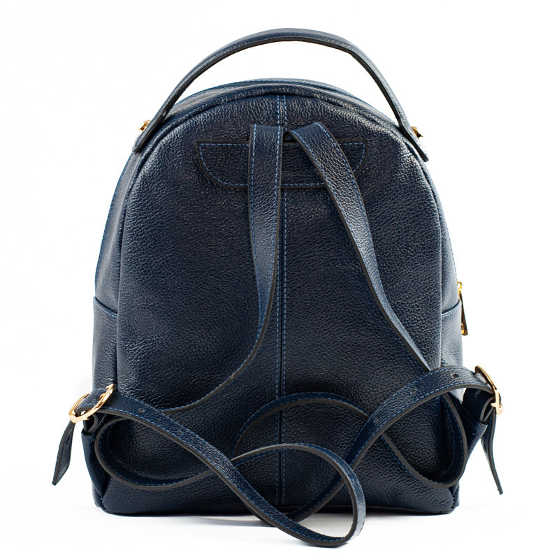 Mochila de Couro Cavezzale Marinho 105046