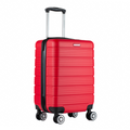 Mala de Bordo 10 Kg ABS 4 Rodas Antifurto Cavezzale Sorrento Plus Vermelho 105130
